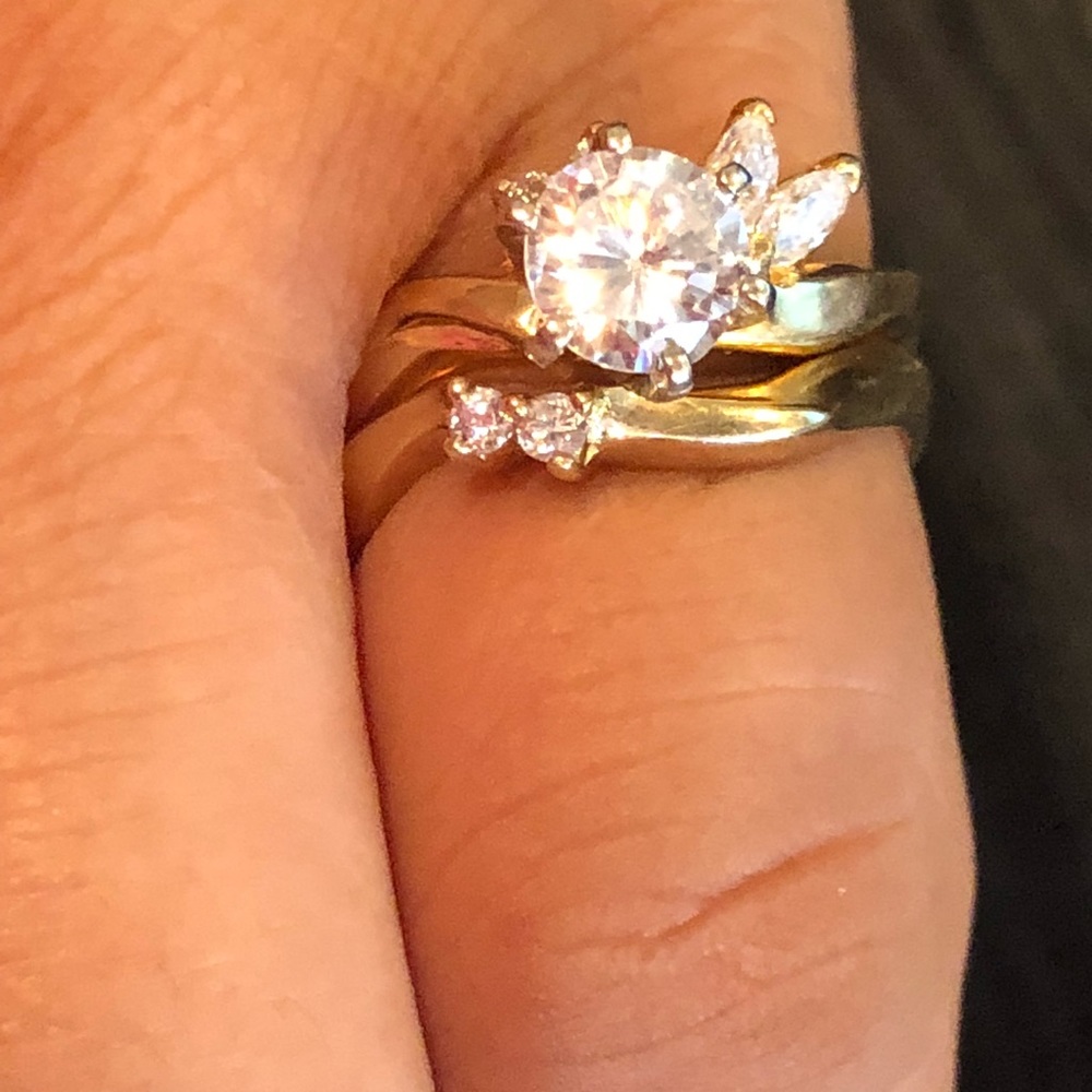 14k Wedding ring set - Picture 6 of 6